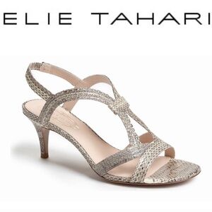 NWOT Elie Tahari Zoe snakeskin sandals Size 38